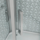 Душевая кабина NIAGARA Luxe NG-7799WBK 90x90x210 серебро, с низким поддоном, без крыши