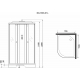Душевая кабина NIAGARA NG-1903-01L 120x80x220 с низким поддоном