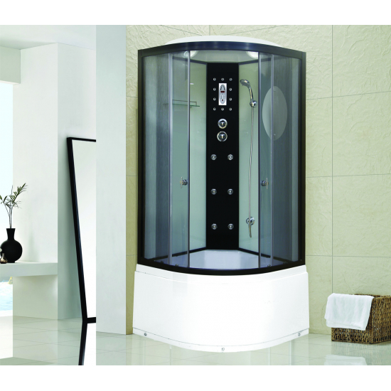 Душевая кабина NIAGARA NG-1909-01 100x100x220 с высоким поддоном, с сиденьем