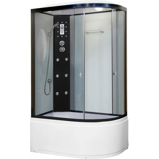 Душевая кабина NIAGARA NG-1910-01L 120x80x220 с высоким поддоном, с сиденьем