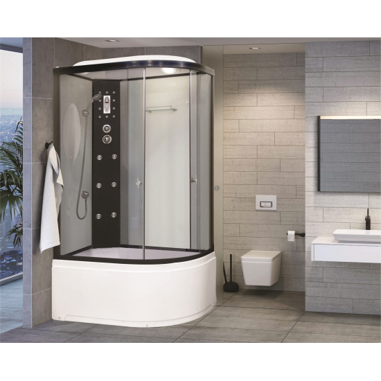 Душевая кабина NIAGARA NG-1910-01L 120x80x220 с высоким поддоном, с сиденьем