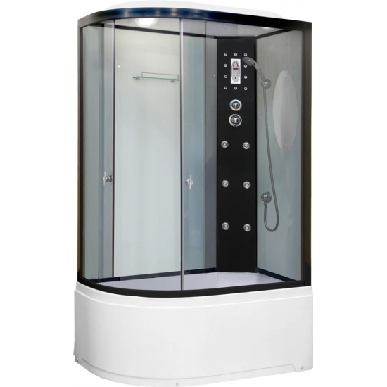 Душевая кабина NIAGARA NG-1910-01R 120x80x220 с высоким поддоном, с сиденьем