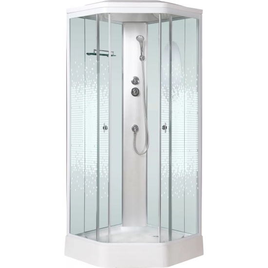 Душевая кабина NIAGARA NG-2306-01 90x90x220 мозаика