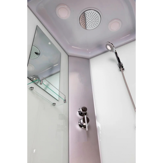 Душевая кабина NIAGARA NG-2307-14 80x80x215 с высоким поддоном, с сиденьем