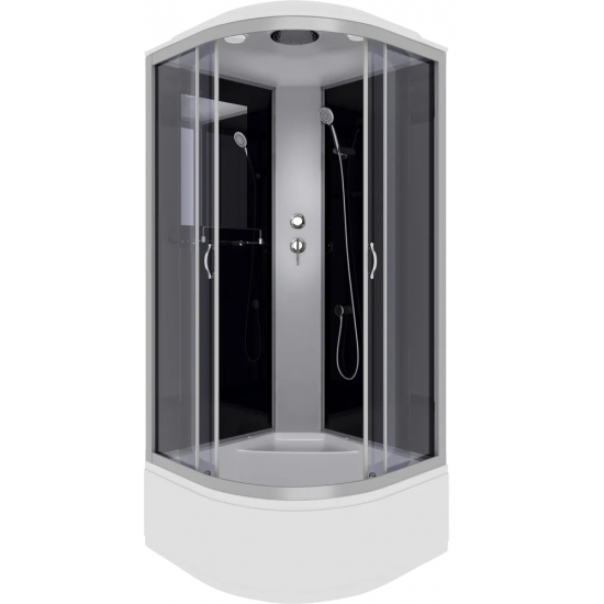 Душевая кабина NIAGARA NG-2509-14 100x100x215 с высоким поддоном, с сиденьем