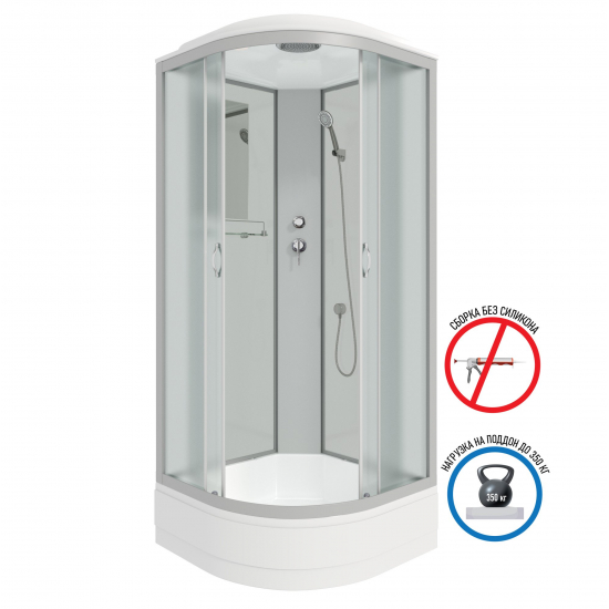 Душевая кабина NIAGARA NG-3301-14 90x90x215