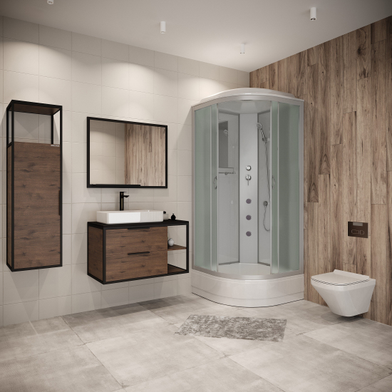 Душевая кабина NIAGARA NG-3302-14G 100x100x215