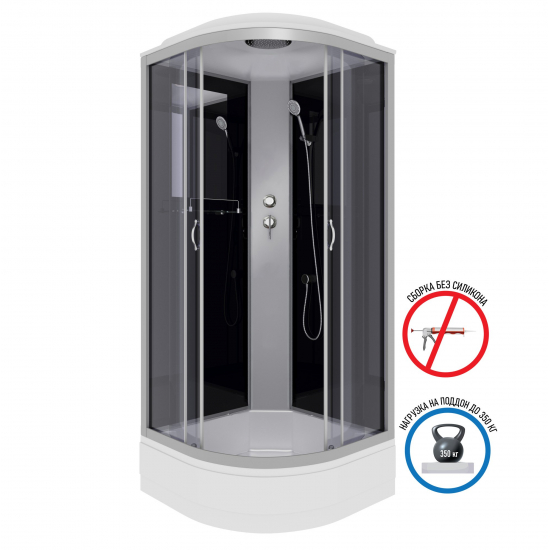 Душевая кабина NIAGARA NG-3502-14 100x100x215