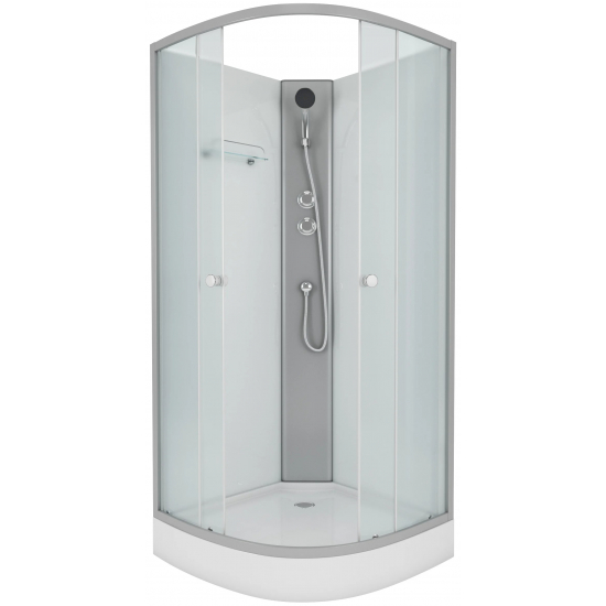 Душевая кабина NIAGARA NG-4301 BK 90x90x200 с низким поддоном, без крыши