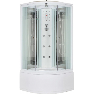 Душевая кабина NIAGARA NG-709-01N 100x100x220 с высоким поддоном, с сиденьем