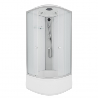 Душевая кабина NIAGARA NG-7309-14 100x100x215 с высоким поддоном, с сиденьем