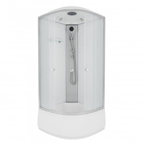 Душевая кабина NIAGARA NG-7309-14 100x100x215 с высоким поддоном, с сиденьем