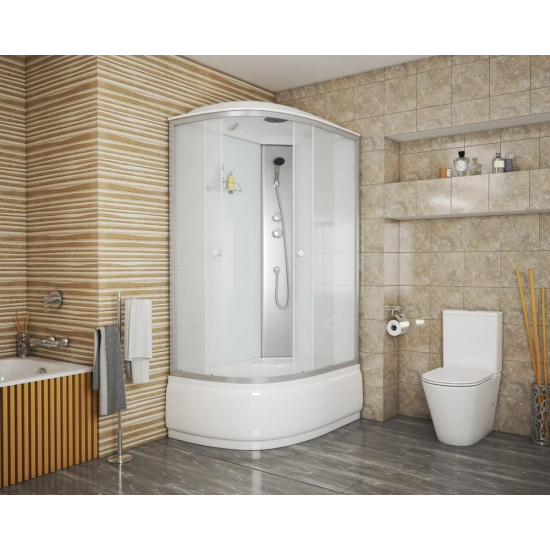 Душевая кабина NIAGARA NG-7310-14R 120x80x215 с высоким поддоном, с сиденьем