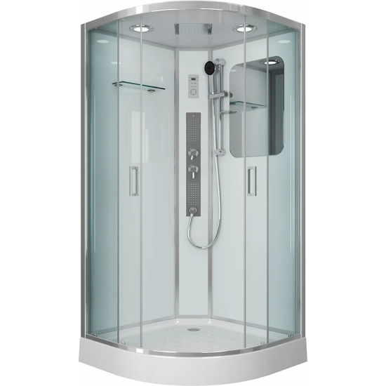 Душевая кабина NIAGARA Premium NG-6002-01G 100x100x210 с низким поддоном