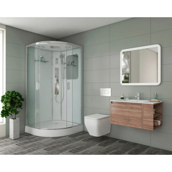 Душевая кабина NIAGARA Premium NG-6002-01G 100x100x210 с низким поддоном