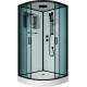 Душевая кабина NIAGARA Premium NG-6901-01 BLACK 90x90x210 чёрная, с низким поддоном