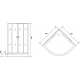 Душевая кабина NIAGARA Premium NG-6902-01G 100x100x210 чёрная, с низким поддоном