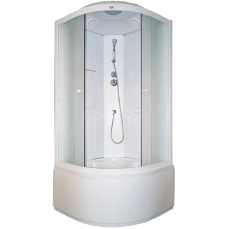 Душевая кабина PARLY Аcrilic AE901 90x90x215 с высоким поддоном, монтаж без силикона