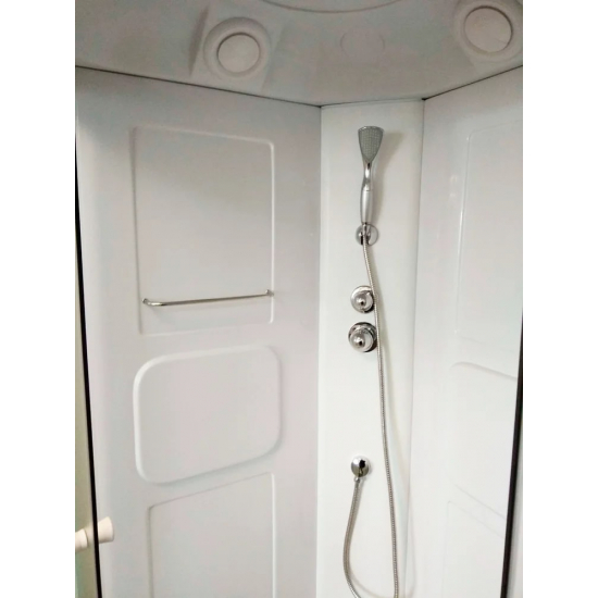 Душевая кабина PARLY Аcrilic AE901 90x90x215 с высоким поддоном, монтаж без силикона