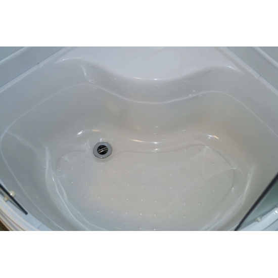 Душевая кабина PARLY Аcrilic AE901 90x90x215 с высоким поддоном, монтаж без силикона