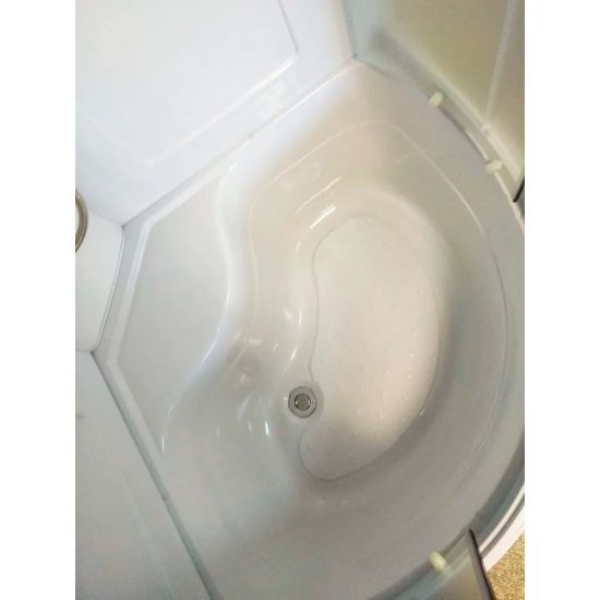 Душевая кабина PARLY Аcrilic AE901 90x90x215 с высоким поддоном, монтаж без силикона