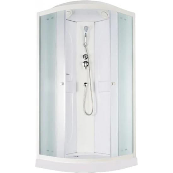 Душевая кабина PARLY Аcrilic AE911 90x90x215 с низким поддоном, монтаж без силикона