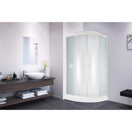 Душевая кабина PARLY Аcrilic AE911 90x90x215 с низким поддоном, монтаж без силикона