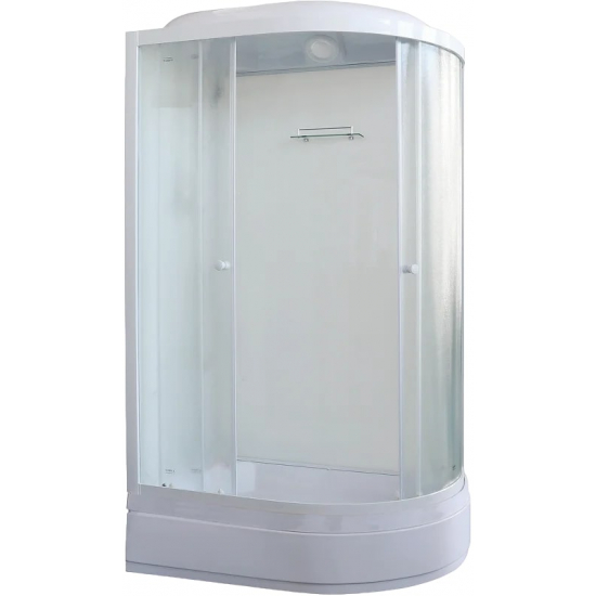 Душевая кабина PARLY Bianco BM121L 120x80x215 со средним поддоном, монтаж без силикона, L