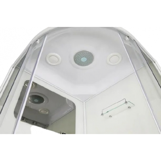 Душевая кабина PARLY Bianco BMM95 95x95x215 с низким поддоном, монтаж без силикона