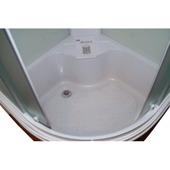 Душевая кабина PARLY Bianco Эконом EB102 100x100x215 с высоким поддоном, с сиденьем