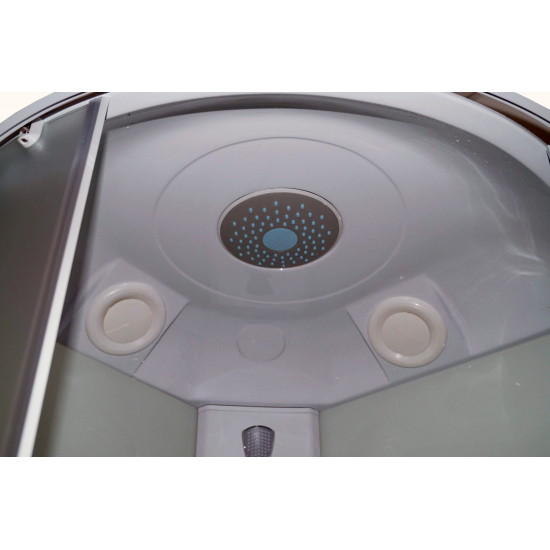 Душевая кабина PARLY Bianco Эконом EB102 100x100x215 с высоким поддоном, с сиденьем