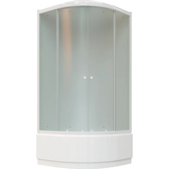 Душевая кабина PARLY Bianco Эконом EB921 90x90x215 с высоким поддоном, монтаж без силикона