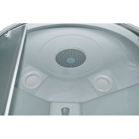 Душевая кабина PARLY Bianco Эконом EB921 90x90x215 с высоким поддоном, монтаж без силикона