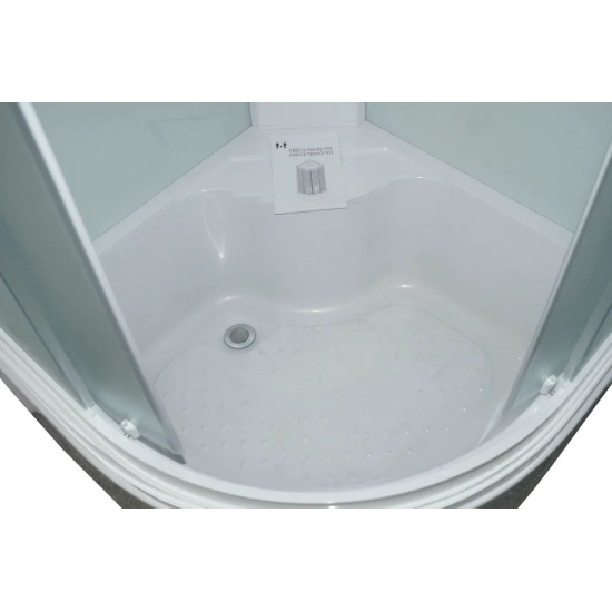 Душевая кабина PARLY Bianco Эконом EB921 90x90x215 с высоким поддоном, монтаж без силикона