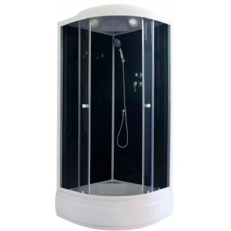 Душевая кабина PARLY Classic CM86 85x85x215 со средним поддоном, монтаж без силикона