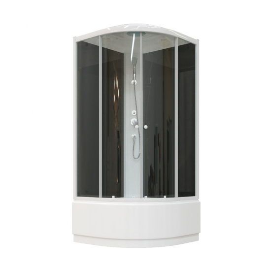 Душевая кабина PARLY Classic Эконом EC1021 100x100x215 с высоким поддоном, монтаж без силикона