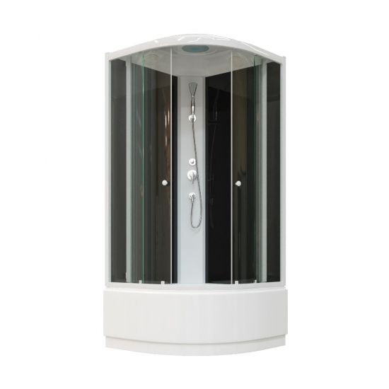 Душевая кабина PARLY Classic Эконом EC1021 100x100x215 с высоким поддоном, монтаж без силикона