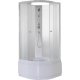 Душевая кабина PARLY Effect TMF901 85x85x195 стекло матовое, профиль белый, без крыши