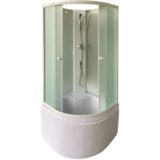 Душевая кабина PARLY Effect TMF901 85x85x195 стекло матовое, профиль белый, без крыши