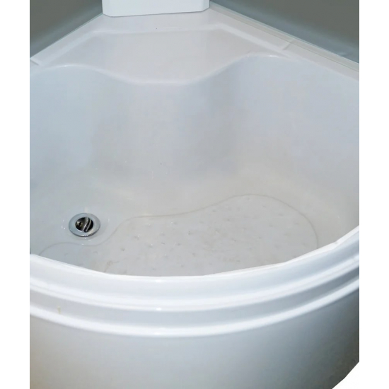 Душевая кабина PARLY Effect TMF901 85x85x195 стекло матовое, профиль белый, без крыши