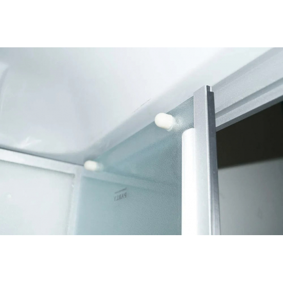 Душевая кабина PARLY Frost FQ811 80x80x215 стекло матовое, профиль сатин, низкий поддон
