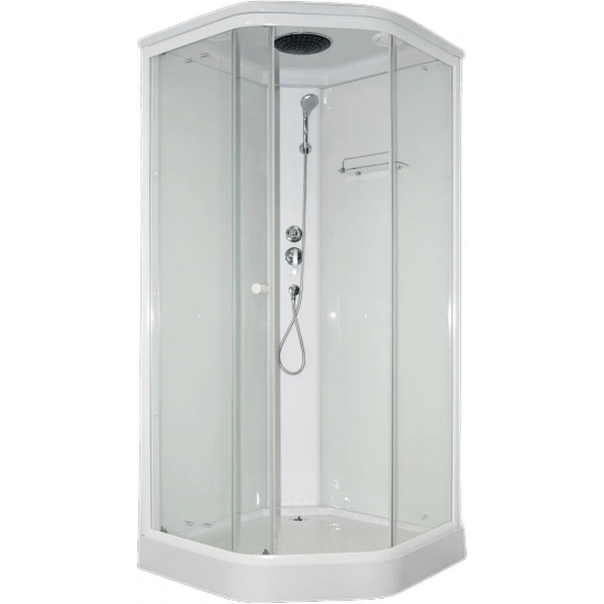 Душевая кабина PARLY Penta P91 90x90x215 с низким поддоном, стекло прозрачное