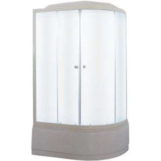 Душевая кабина PARLY Tomorrow EF1221L 120x80x215 стекло матовое, профиль белый, монтаж без силикона