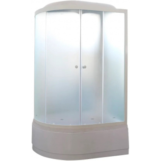 Душевая кабина PARLY Tomorrow EF1221R 120x80x215 стекло матовое, профиль белый, монтаж без силикона