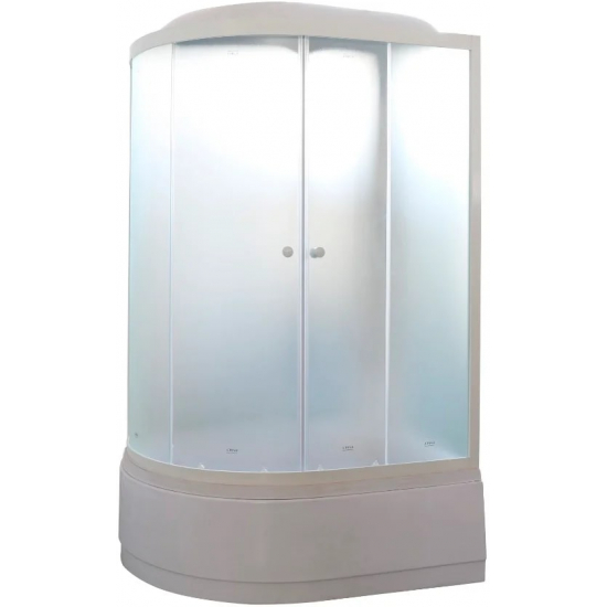 Душевая кабина PARLY Tomorrow EF1221R 120x80x215 стекло матовое, профиль белый, монтаж без силикона