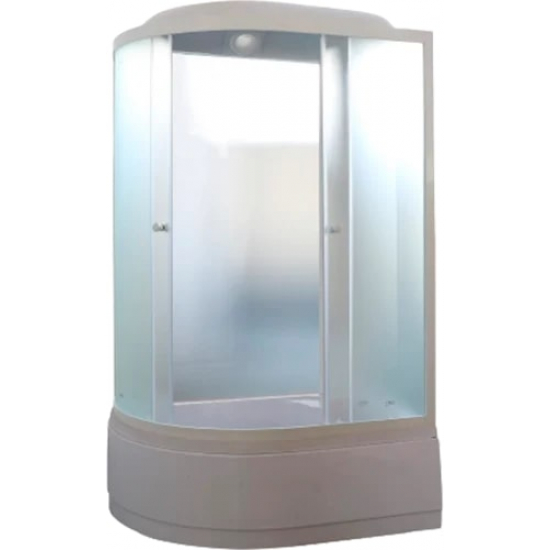 Душевая кабина PARLY Tomorrow EF1221R 120x80x215 стекло матовое, профиль белый, монтаж без силикона