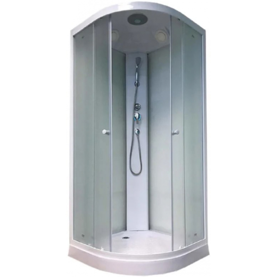 Душевая кабина PARLY Tomorrow EF831 80x80x210 с низким поддоном, монтаж без силикона