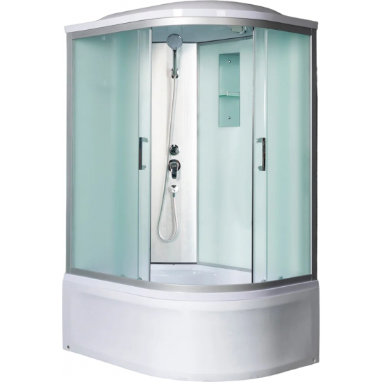Душевая кабина RIVER Desna 120/90/44 МТ L с высоким поддоном, с сиденьем