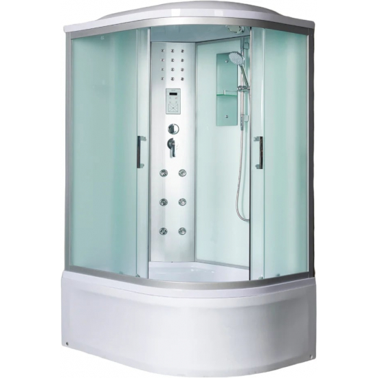 Душевая кабина RIVER Dunay 110/80/44 L MT с высоким поддоном, с сиденьем