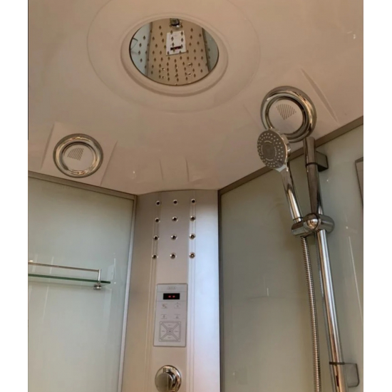 Душевая кабина RIVER Dunay 110/80/44 L MT с высоким поддоном, с сиденьем